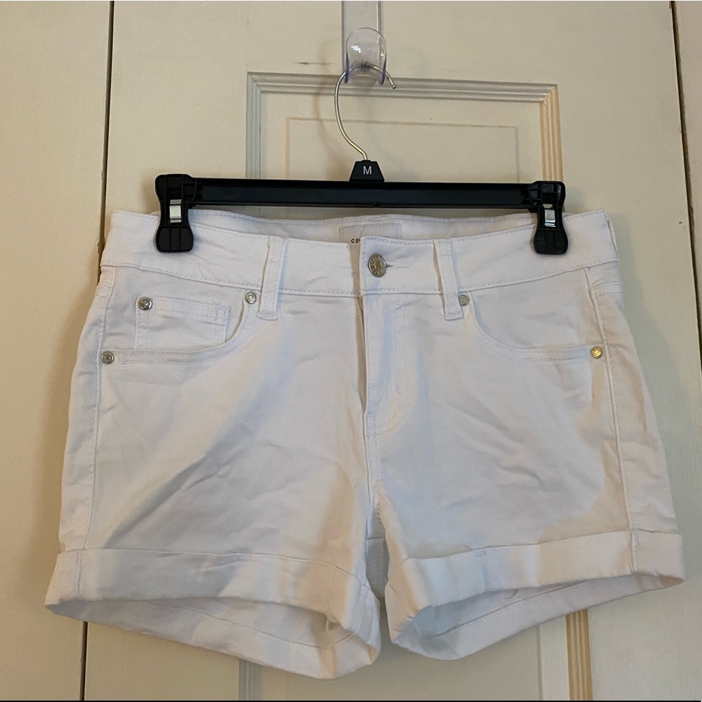 Celebrity pink white shorts